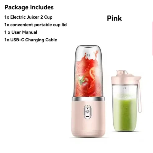 Portable USB Rechargeable Blender